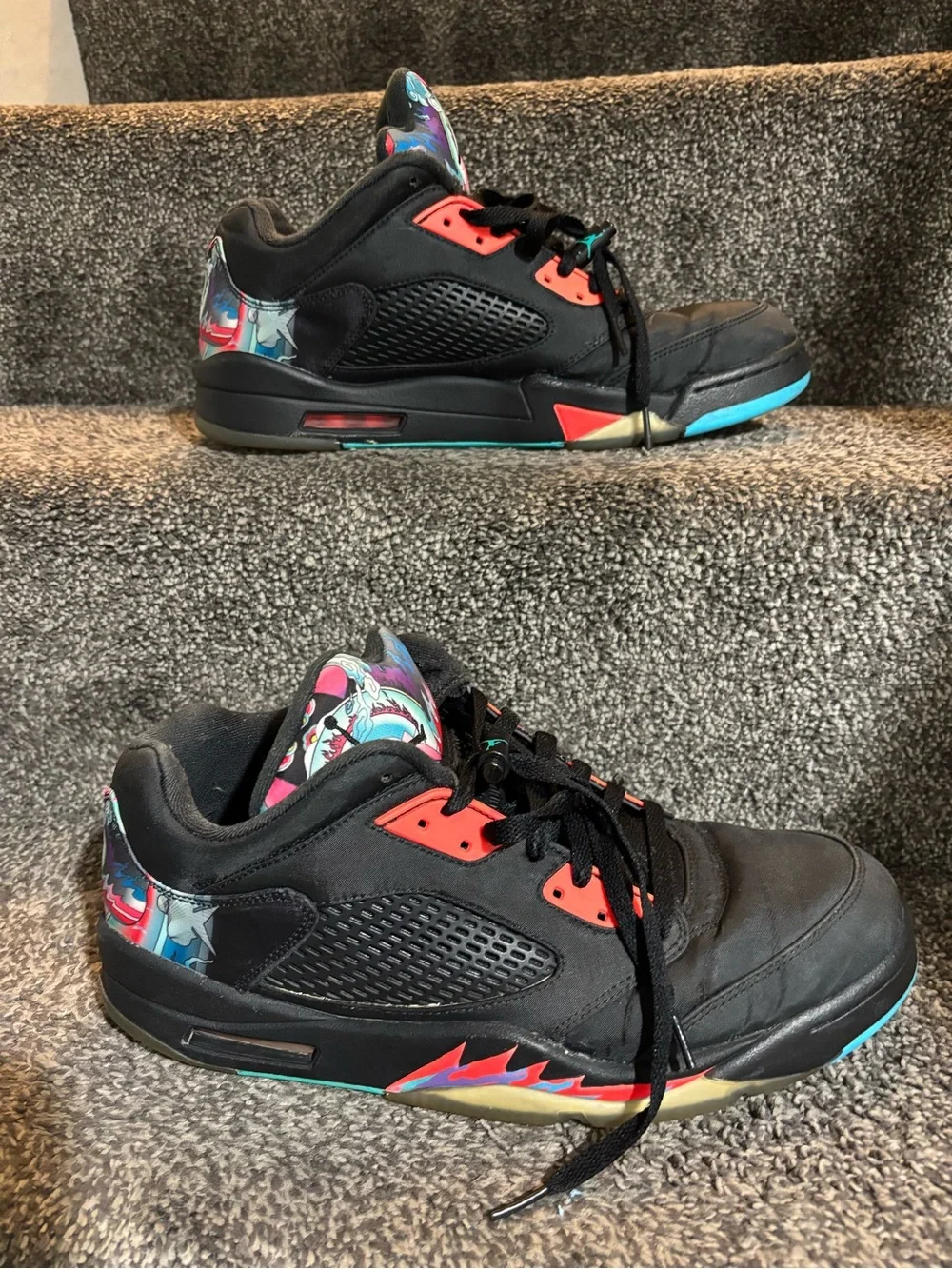 Nike Air Jordan 5 Retro Low Chinese New Year Black size 12